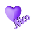 nico hair clip.stl Yazawa nico : love live!
