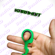 Karambit-zielony.png Karambit keychain spinner version PRO  tiktok keyrambit keyspinner