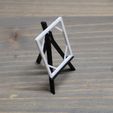 Easel4.jpg STL-Datei Miniatur-Staffelei und -Leinwand・Modell zum Herunterladen und 3D-Drucken