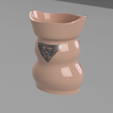 vase302-02 v1-06.png style vase cup vessel v302 for 3d-print or cnc