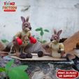 f.jpg Print In Place Cute Flexi Kangaroo