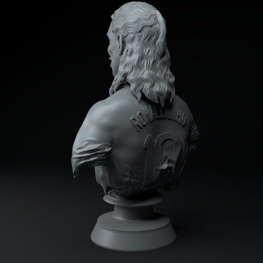 4.png Ronaldinho Premium 3D Bust STL