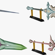 02.png 20 STYLIZED SPEAR MODELS PACK 1 - LOW POLY