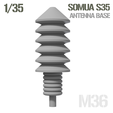 AntennabaseS35.png Somua 35 Antenna Base 1/35