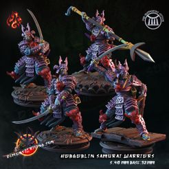 Hobgoblin-Samurai-Warriors.jpg 3D file Hobgoblin Samurai Warriors・3D printable design to download