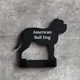 4-American-Bull-Dog-hook-with-name.png American Bull Dog Lead Hook Stl Files