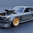 9.jpg 3D file Ford Mustang Hoonicorn・3D printer design to download