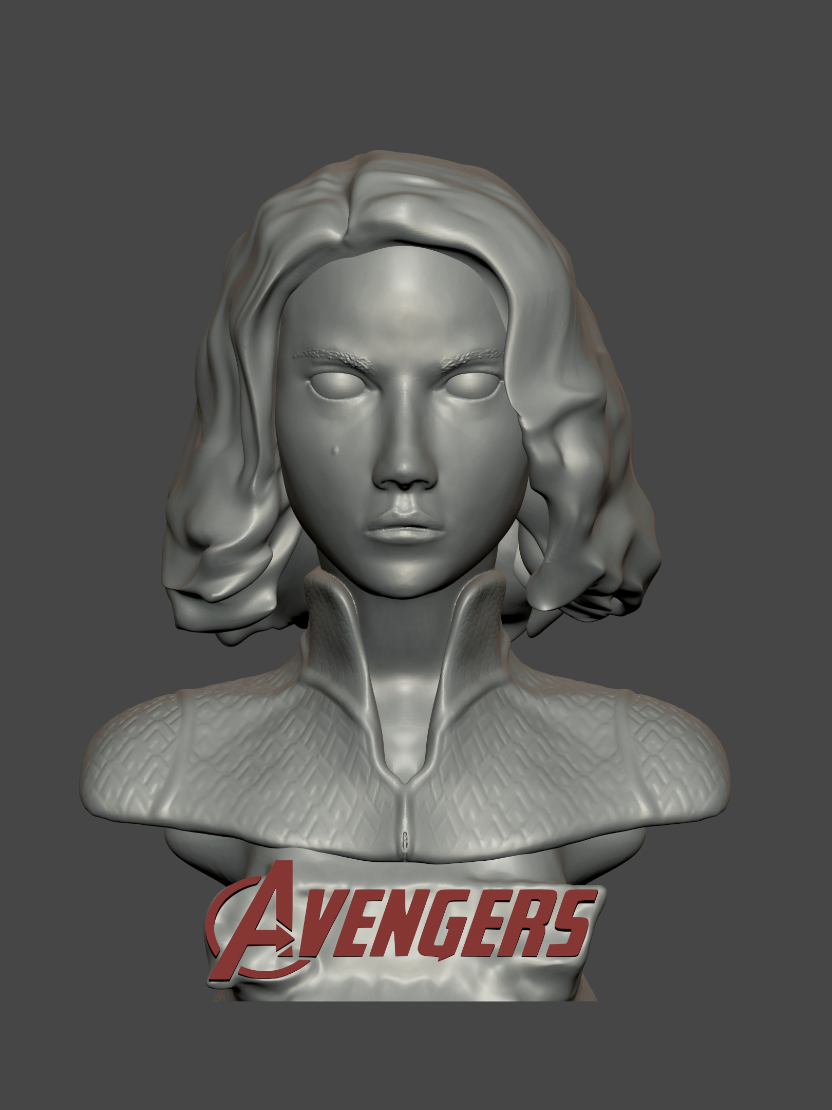 Download STL file Scarlett Johansson / Blackwidow / Natasha Romanoff