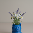 cat-pot-7.png Cat Planter STL File, 3D Printable Cat-Shaped Pot, Animal Planter Model for Succulents