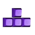 sa_wasd.stl KeyV2: Parametric Mechanical Keycap Library