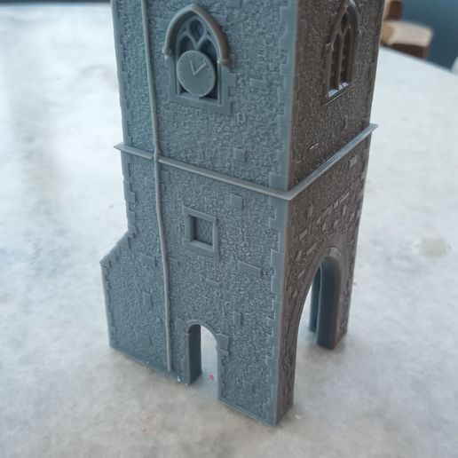 IMG_20220818_061406.jpg Файл STL OO HO Gauge / Scale церковные часы башня для модельных железных дорог (высокая текстура версия)・3D-печатная модель для загрузки, Mini-MasonModels