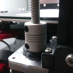 installed.jpg Free 3D file Flexible coupling spacer setup・3D printer model to download