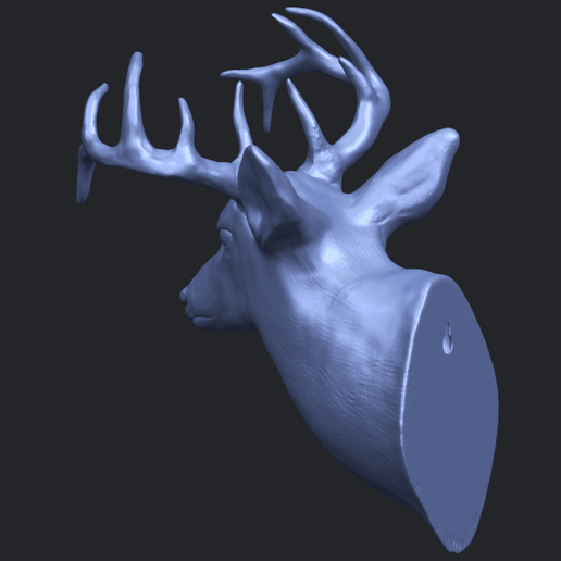 11_TDA0615_Deer_HeadB02.png Free 3D file Deer Head・Template to download and 3D print, GeorgesNikkei