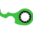 Trzecie.png Archivo STL Karambit llavero spinner NO BEARING tiktok keyrambit keyspinner・Objeto imprimible en 3D para descargar