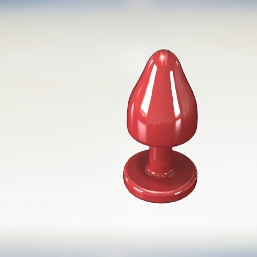 🍑 Anal Plug for Beginners Basic Dildo・ STL File for ・Cults