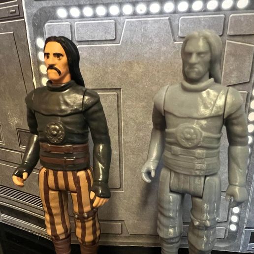 271583362_517264269555906_3513175568331882077_n.jpg RANCOR KEEPER DANNY TREJO, VINTAGE CUSTOM STAR WARS ACTION FIGURE, THE BOOK OF BOBA FETT, KENNER 3.75", CUSTOM 1/18 FIGURE