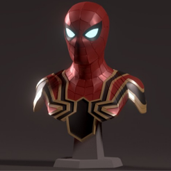 unknown.png Fichier STL Buste Iron Spider - Avengers : Infinity War・Modèle à télécharger et à imprimer en 3D, DianixGTX