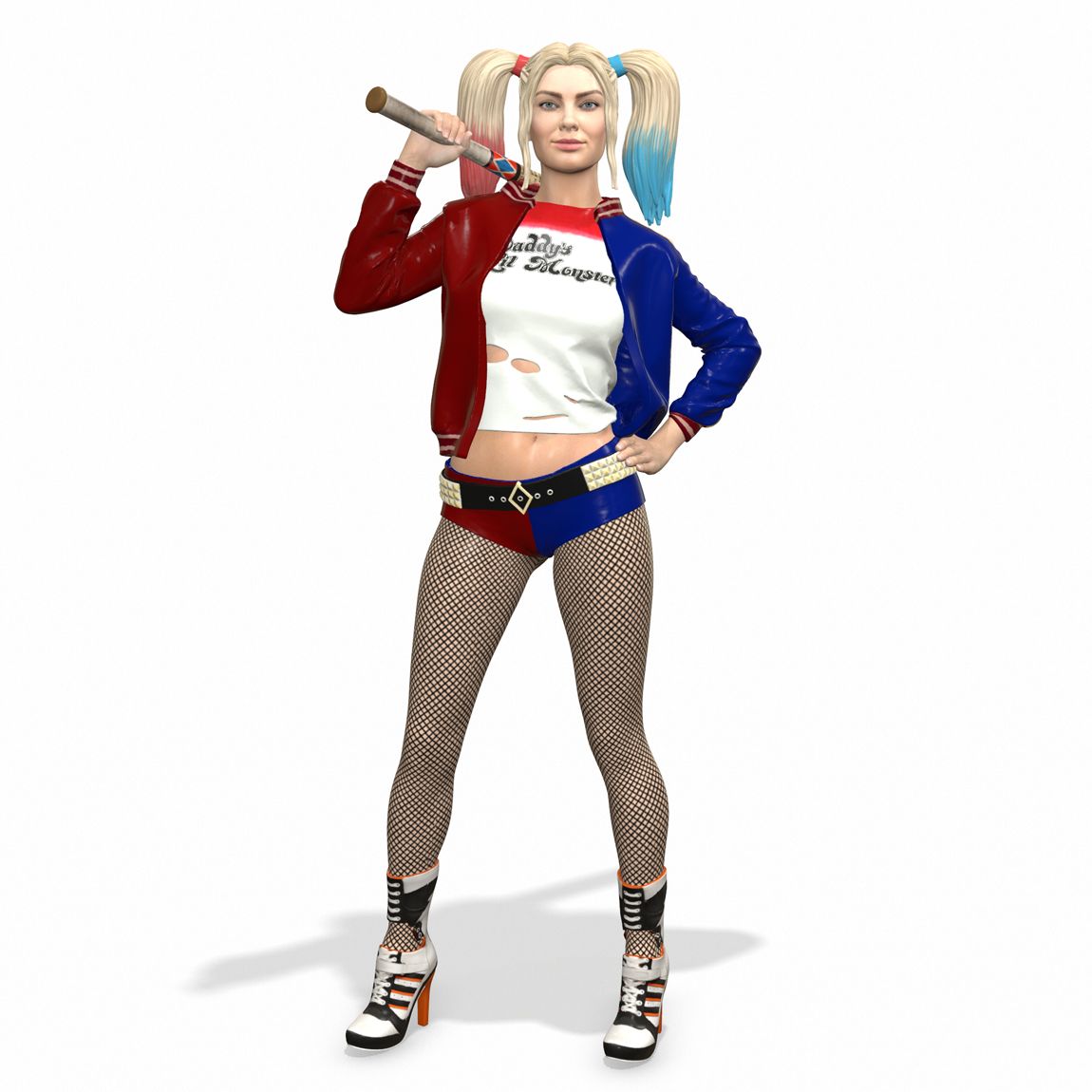 Download File Harley Quinn • 3d Printer Object • Cults