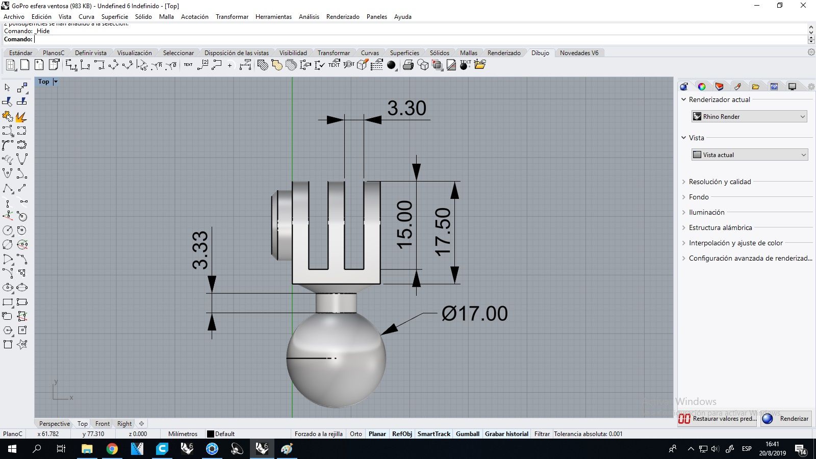 Sin título2.jpg Archivo STL GoPro sphere mount・Plan de impresora 3D para descargar, st-renzo