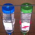 C_and_C_grid_water_bottle_bracket_05.jpg Guinea pig C&C mesh panel pet water bottle adapter hook plate (2 versions)