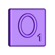 Single_Extruded_O.STL Fichier STL gratuit Pièces et support SCRABBBLE・Modèle imprimable en 3D à télécharger