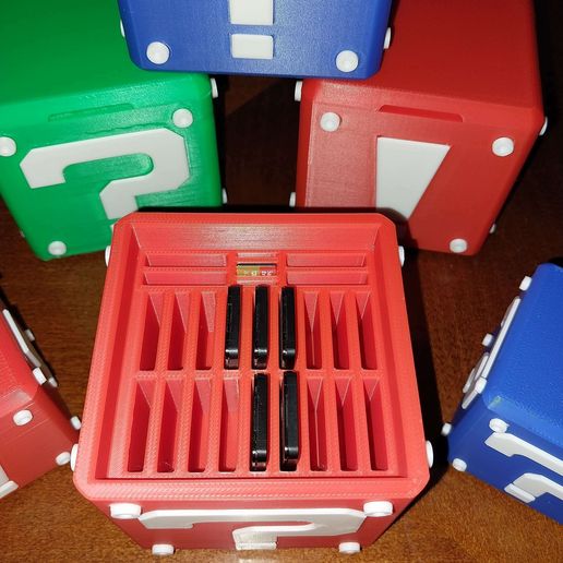 Mario Blocks Nintendo Switch Game Storage Exclamation and Question ...