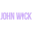 JOHN WICK.stl JOHN WICK LOGO