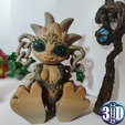 Shaman-01.png Shaman Seeds, Articulated Creatures, Flexy, toy, characters