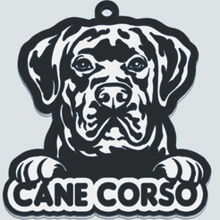CANECORSO-TINKER.png Fichier STL gratuit porte-clés cane corso・Objet imprimable en 3D à télécharger