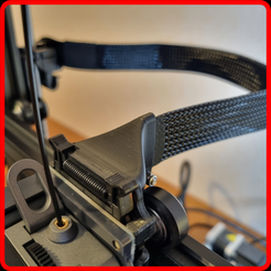 Bild1.png STL file Ender 3 S1 BEST cable guide - vertical・Model to download and 3D print