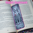 Cults.png Celtic Knot Rabbit Bookmark (Hueforge)