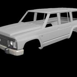 1234.jpg OBJ file Nissan Patrol Y60(Rc body)・3D printable model to download, PrintYourRC