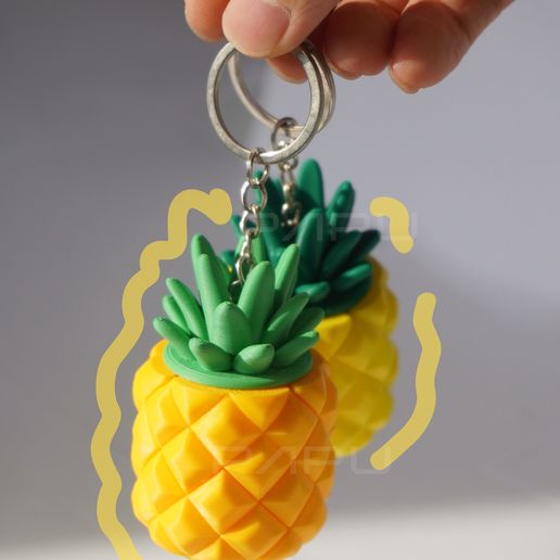 Pineapple 3D Puzzle - Spiral Brainburning