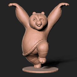 4.1.jpg Archivo STL Modelo 3d de Kung Fu panda・Design para impresora 3D para descargar, rumit