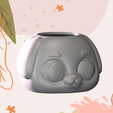 dog-1.png Animals Heads 2 - Planter pots