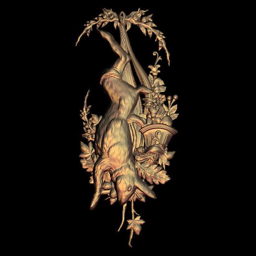 😵 dead rabbit・Free STL File for ・Cults
