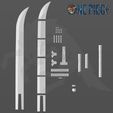 5.jpg Yoru Dracule Mihawk Sword one piece for cosplay 3D Print Model