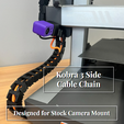 LogoCableChain.png Anycubic Kobra 3 Side Cable Chain for Stock Camera Mount