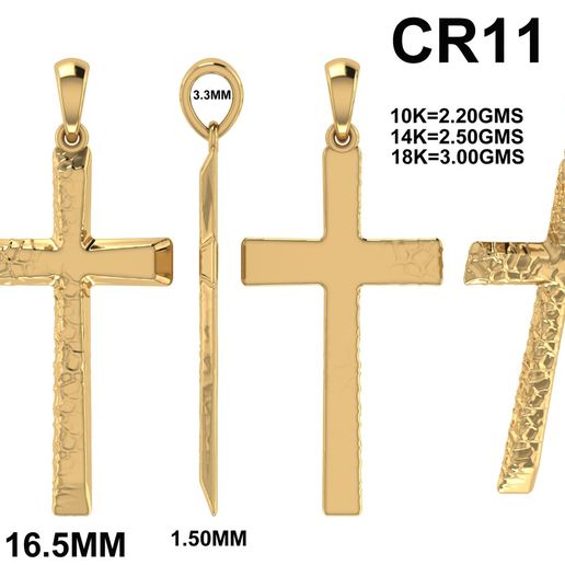 Crucifix pendant ready for printing 3D model
