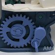 BP06.jpg Fichier STL gratuit Ours polaire avec phoque (automates)・Modèle à télécharger et à imprimer en 3D