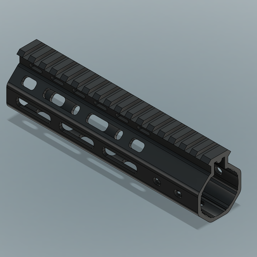 Airsoft AR15 M-LOK Handguard (7 inch, 177.5 mm)