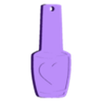 Esmalte con corazon.STL ENAMEL KEYCHAIN CAN OPENER