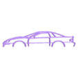 Chevrolet Camaro SS 2002 Scoop.stl Camaro Multipack Silhouette Wall Art