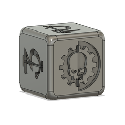 AM-D.png STL file Adeptus Mechanicus D6 Wrath and Glory Dice Kill Team・3D printable model to download
