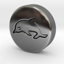 1.jpg STL file Dolphin Ecstasy Pill・Model to download and 3D print, SpaceCadetDesigns