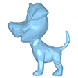 model-1.png Dog Low Poly No.5