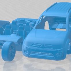Mitsubishi-Pajero-Dakar-2014-Partes-1.jpg 3D file Mitsubishi Pajero Dakar 2014 Printable Car・Model to download and 3D print