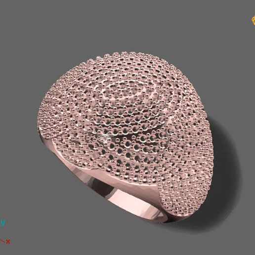 Gents Ring - STL READY 3D model