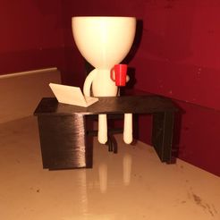 SUBIR4.jpeg STL file ROBERT PLANT POT AND OFFICE ACCESSORIES・3D print object to download