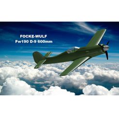 labelled1.jpg Free 3D file FW 190 D-9 600mm V2.0 (test files)・3D printer model to download